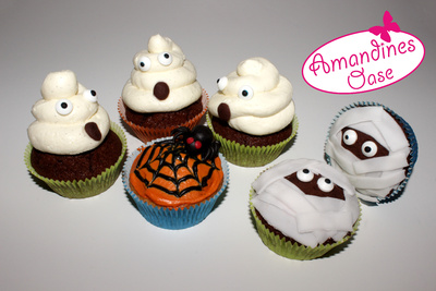 Halloween Cupcakes | 3 Varianten