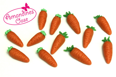 Karotten modellieren | Marzipankarotten selber machen